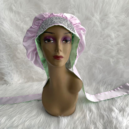 Bling Tie Bonnet